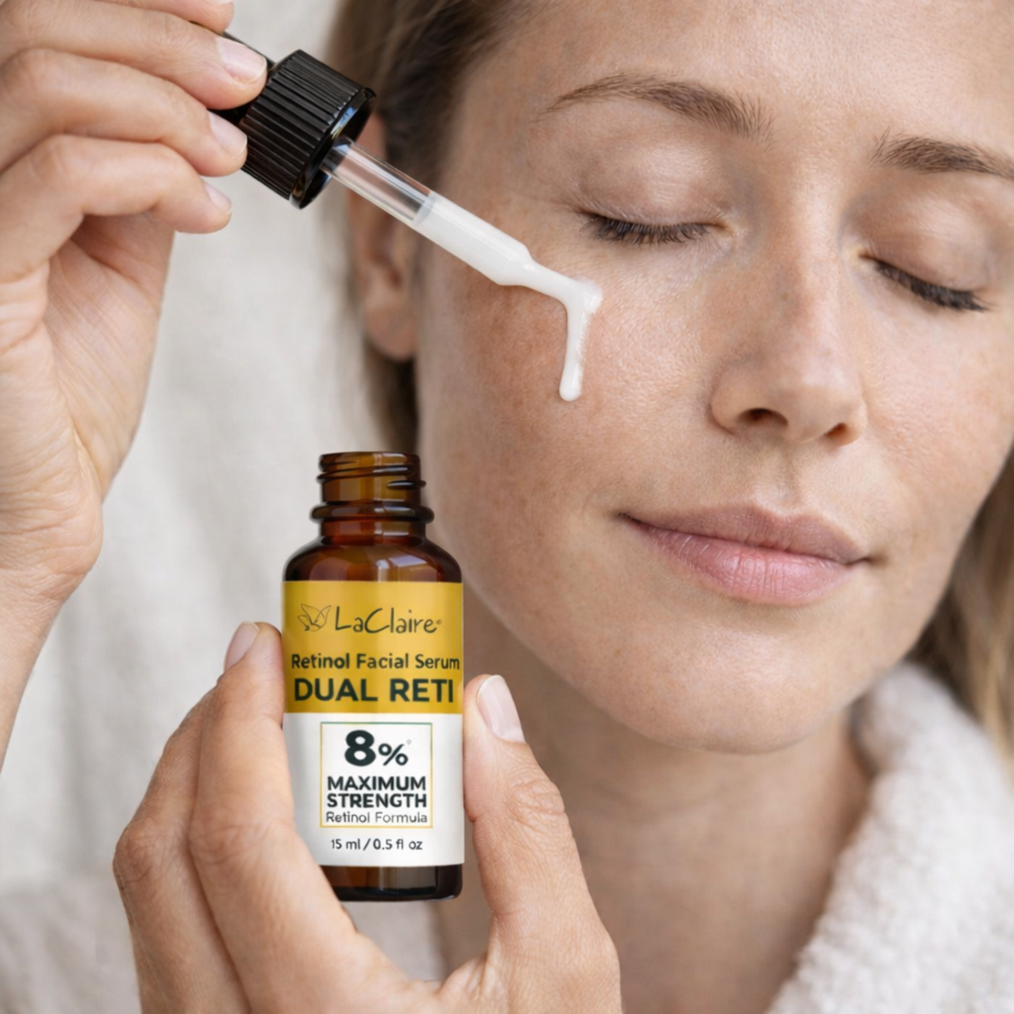 Retinol Facial Serum-Dual Reti - 15mL