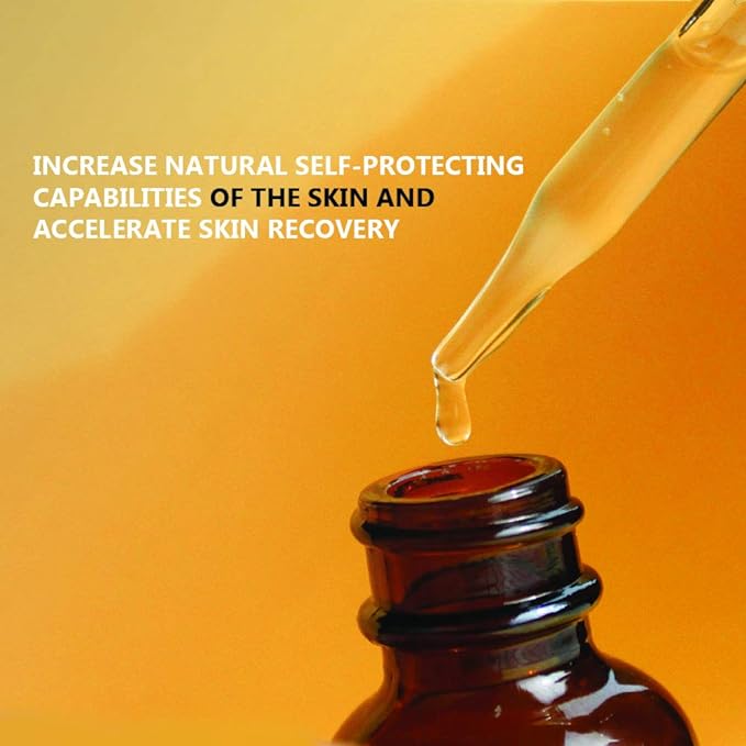 Hyaluronic Acid & Vitamin C Face Serum – Brightening Facial Serum for Glowing Skin, Strong Vitamin C+, Made in the USA.