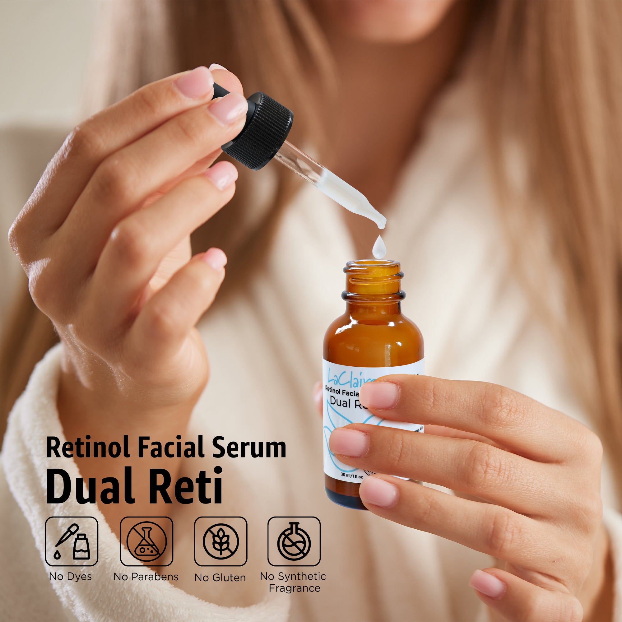 Retinol, Peptide & Triple-Action Moisturizing Serum Trio – Brilliant Restoration for Radiant, Hydrated, and Firm Skin. 50ml & 30ml Skincare Set.