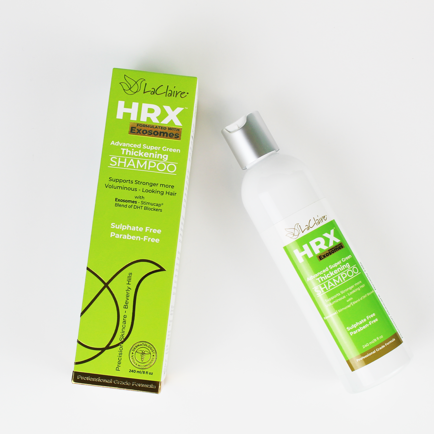 HRX 240 ml Hair Thickening Shampoo Advanced Super Green