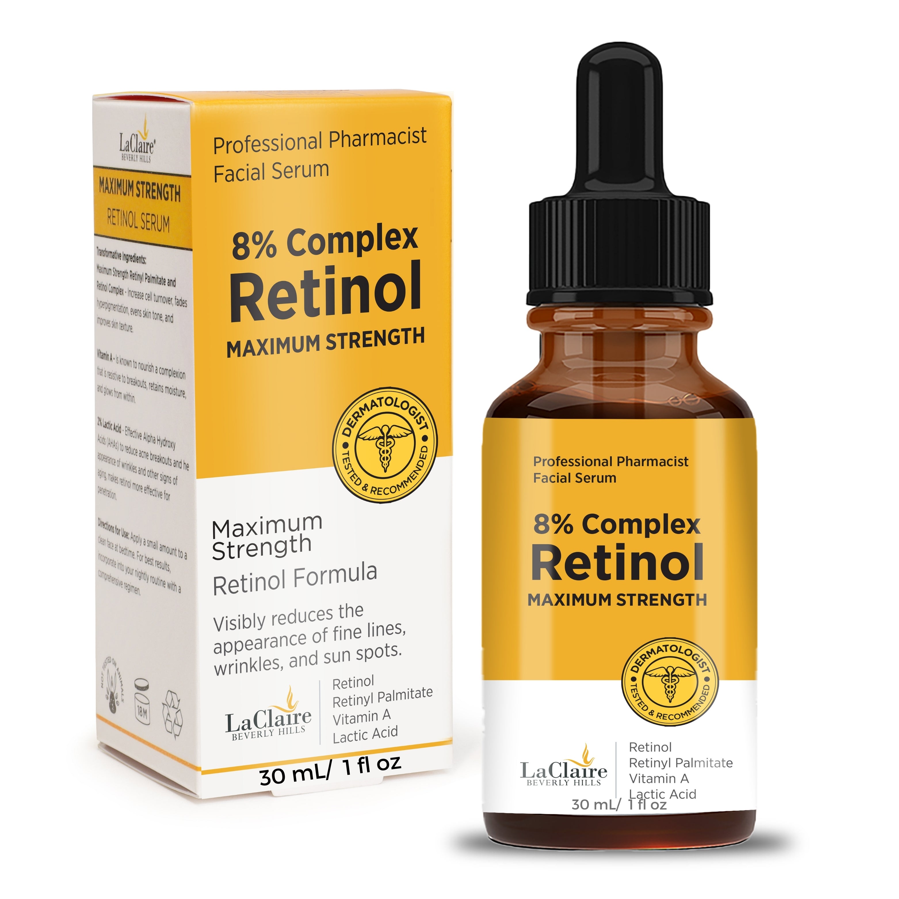 8% Complex Retinol Serum - 30mL