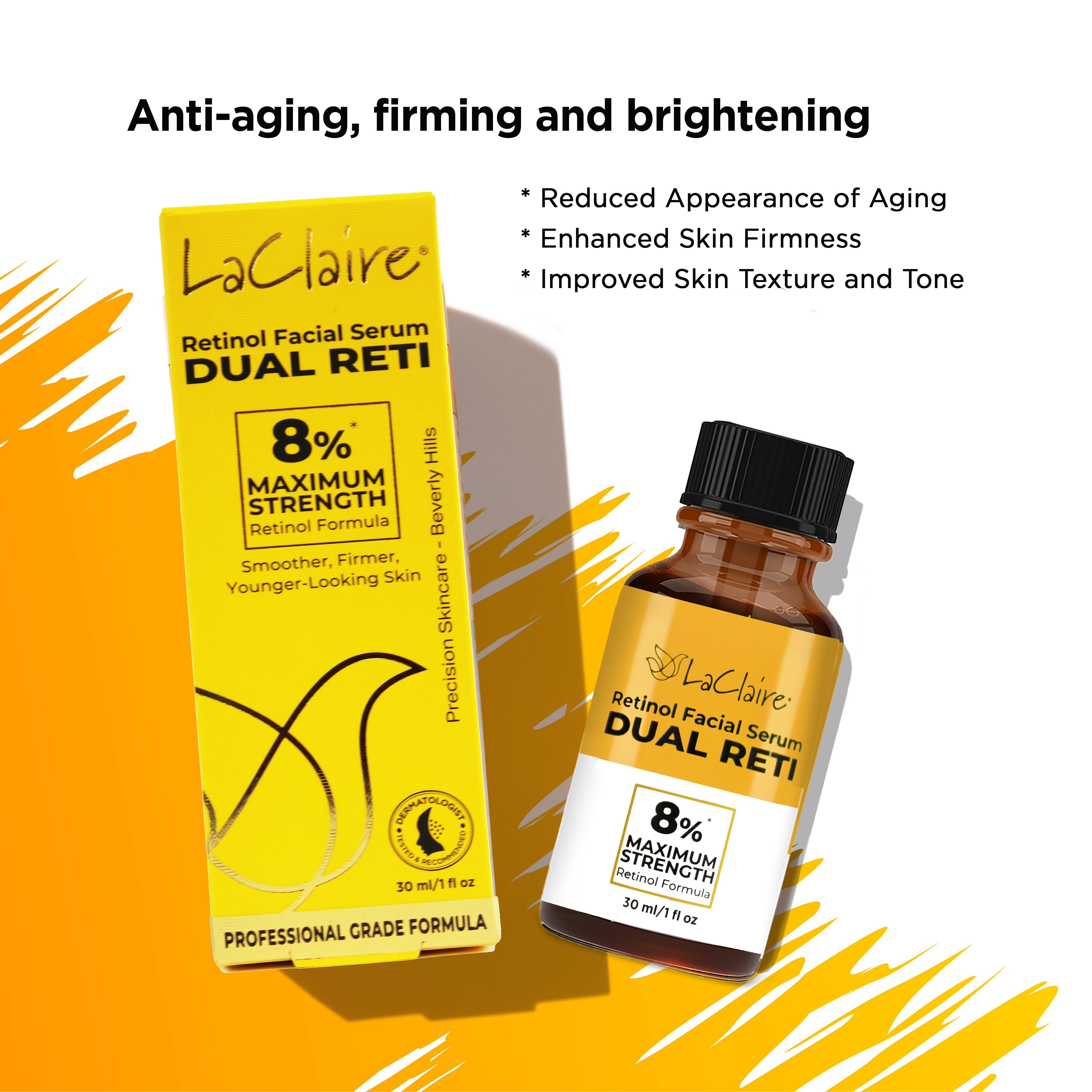 Retinol Facial Serum-Dual Reti - 30mL