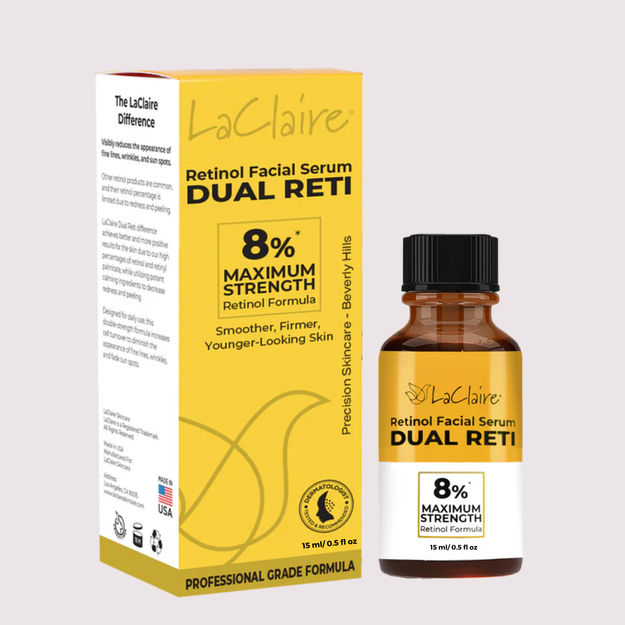 Retinol Facial Serum-Dual Reti - 15mL