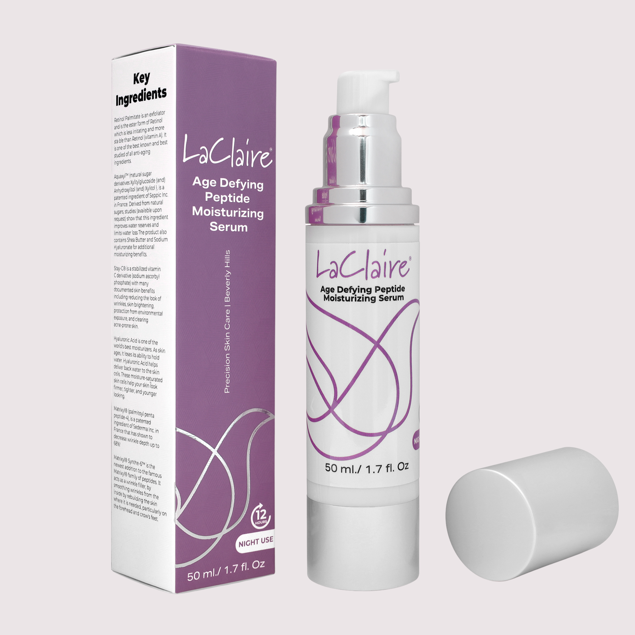 Age-Defying Peptide Moisturizing Serum - 50mL