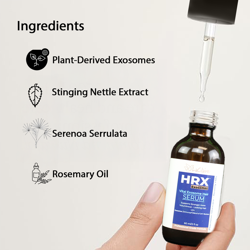 Key ingredients in LaClaire HRX Vital Exosome Hair Serum