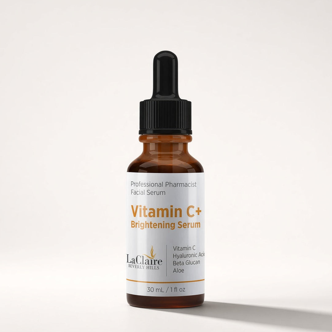 Vitamin C+ Brightening Facial Serum with Hyaluronic Acid